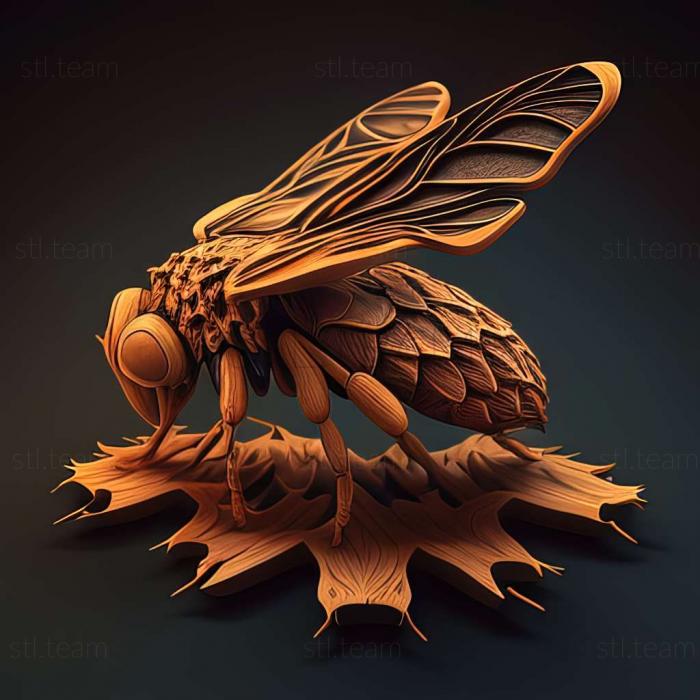 3D model Gonomyia lyra (STL)